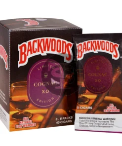 Acquista i sigari Backwoods Cognac XO, 8 confezioni da 5